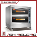 Certificado CE ShineLong FBK-306DE equipamento comercial de cozinha do hotel 3 Decks forno a gás de padaria